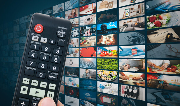 Television streaming video, multimedia wall