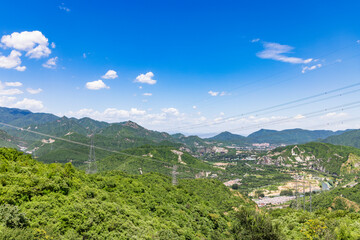 Beijing Mentougou Jingxi Ancient Road scenic spot natural scenery