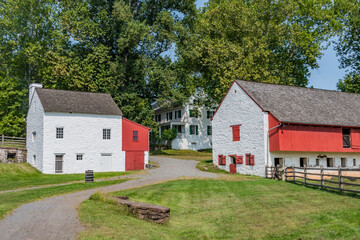 Historic Hopewell Furnace, Pennsylvania USA, Elverson, Pennsylvania