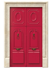 Entrance classic doors for the house