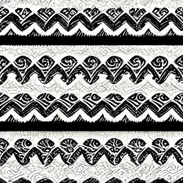 Polynesian tribal pattern tattoo, aboriginal samoan band, maori seamless art bracelets ornament, polynesian line tattoo pattern, maori black and white texture border, ethnic ornament tribal band.