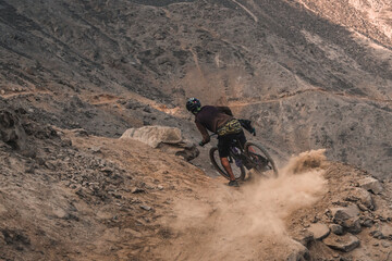 motocross rider on a motorcycle