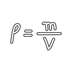 the density formula in chemistry