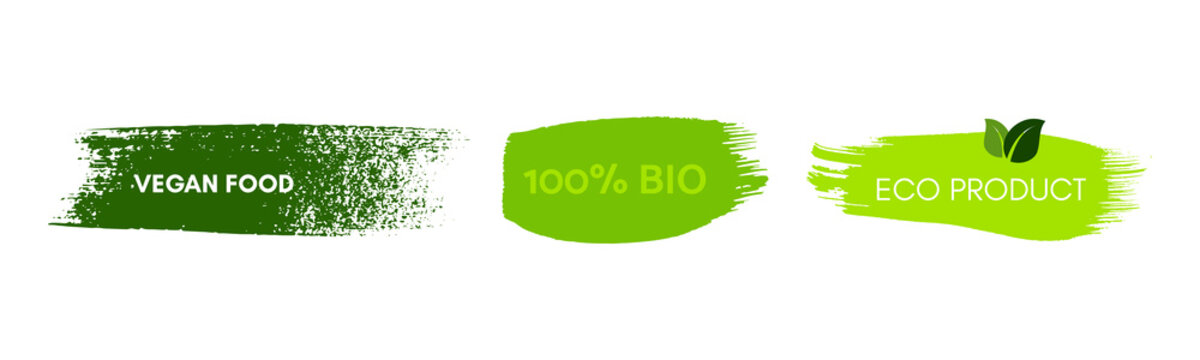 Green Natural Bio Labels