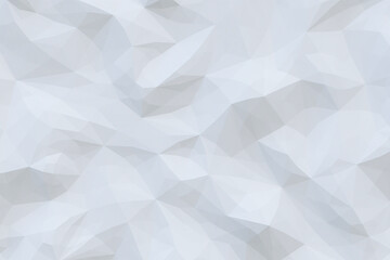 Abstract geometric white and gray color background like crumpled paper, polygon, low poly pattern....
