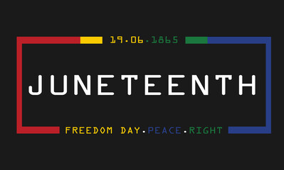 illustration for juneteenth