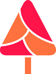 decorative Christmas tree illustration