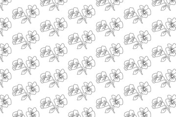 Abstract floral geometric seamless pattern with Digital art and textures Hand drew Summer print Design for fabric flower shop  textile packaging cover note floristry print for clothes linens