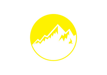 this is a creative mountain business logo 