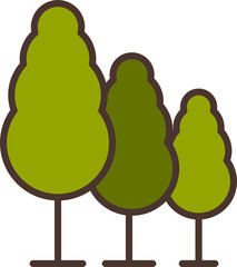 tree icon illustration