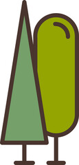 tree icon illustration