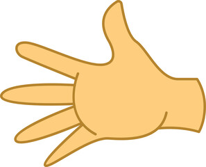 Fototapeta premium hand gesture illustration