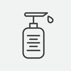 Obraz premium Hand Sanitizer Icon Vector Illustration