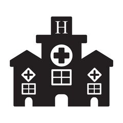 Hospital Medical Icon Vector Illustration