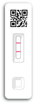 Positive Rapid COVID-19 Test - Graphic