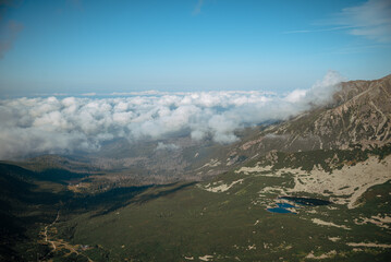 Mountain landscapes in the National Park of Poland