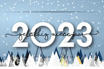 Tapeten 2023 - gelukkig nieuwjaar 2023 © guillaume_photo