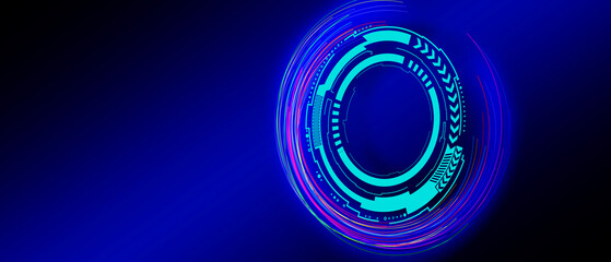 Modern high-tech background for presentations and websites