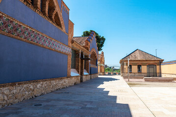 Slaughterhouse of Tortosa, catalan modernism building in Tortosa, Catalonia, Spain