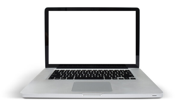 Blank Laptop Isolated from the Background