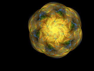 Imaginatory fractal abstract background Image