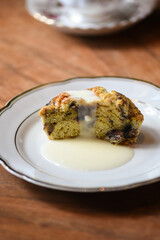 Scone with cream