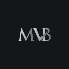 Letter Logo with the letters MVB