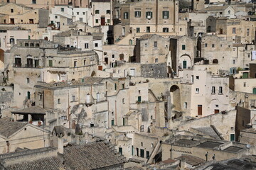 Fototapeta na wymiar Old Matera in Italy
