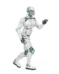 robot test is walking