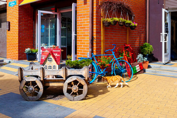Zelenogradsk, a small cozy city on the Baltic Sea.