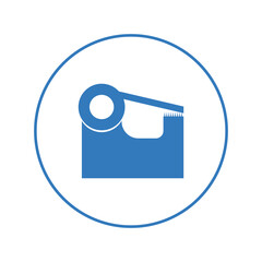 Office tape dispenser machine icon | Circle version icon |