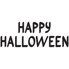 Fototapeta premium Happy Halloween lettering