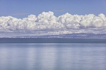 San Francisco Bay Area on Cloudy Day