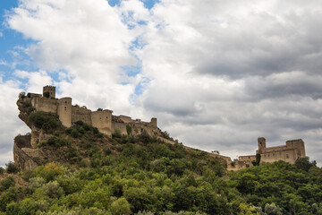 Fototapeta na wymiar Il castello medioevale di Roccascalegna