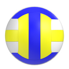 Fototapeta premium 3D rendering illustration of a beach volleyball