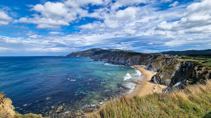 Cliffs of Ortigueira with Picon beach