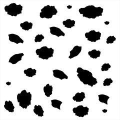 Seamless geometric abstract floral design pattern. Used for design surfaces, fabrics, textiles.