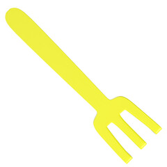 3D rendering illustration of a rake beach toy