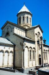 Fototapeta premium Kashveti church of Saint George in Tbilisi, Gerogia, Europe