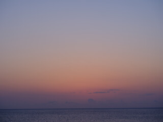 西表島の朝焼け