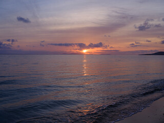 西表島の朝焼け