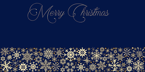 christmas background with snowflakes