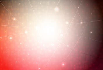 Dark Red, Yellow vector texture with colored lines.