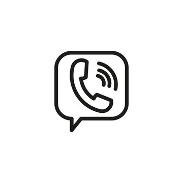 message handset icon. Chat message icon. Telephone sign. mobile app design. Vector illustration. Stock image. 