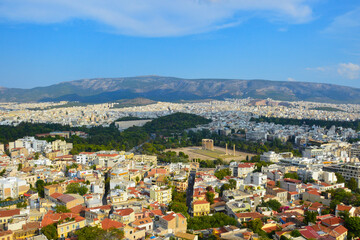 Fototapeta premium View of Athens from the Acropolis 
