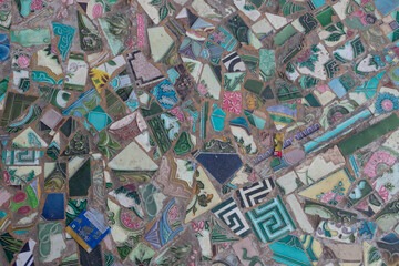 Wallpaper by ceramic tiles fragment in India