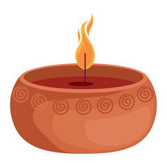 diwali decorative candle