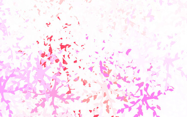 Obraz na płótnie Canvas Light Pink, Yellow vector pattern with random forms.