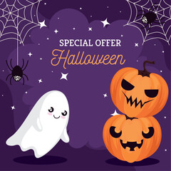 halloween special offer lettering