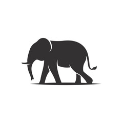 Obraz na płótnie Canvas Elephant logo vector icon concept illustration